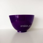Чаша для размешивания маски фиолетовая 300мл / Anskin Rubber Ball Middle Purple 300cc