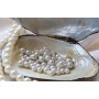 Маска для лица тканевая выравнивающая тон кожи с экстрактом жемчуга / Anskin Secriss Pure Nature Mask Pack - White pearl 25g