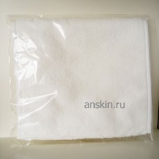 Повязка для волос широкая белая для косметических процедур / Anskin Turban White